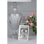 Neyland Photo Frame In White Leather Effect 4 x 6 " LA3756185-Q
