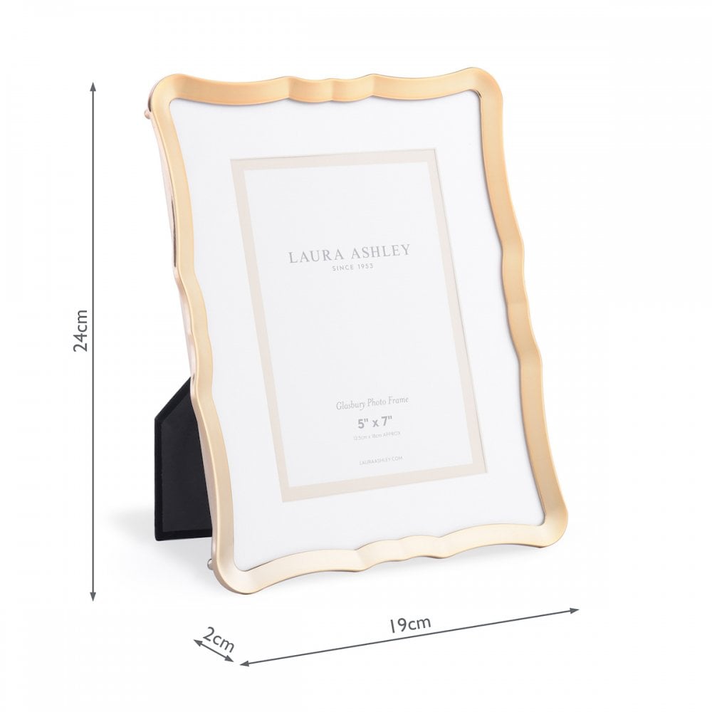 Glasbury Photo Frame In Polished Gold Finish 5 x 7 " LA3756188-Q