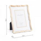 Glasbury Photo Frame In Polished Gold Finish 4 x 6 " LA3756187-Q