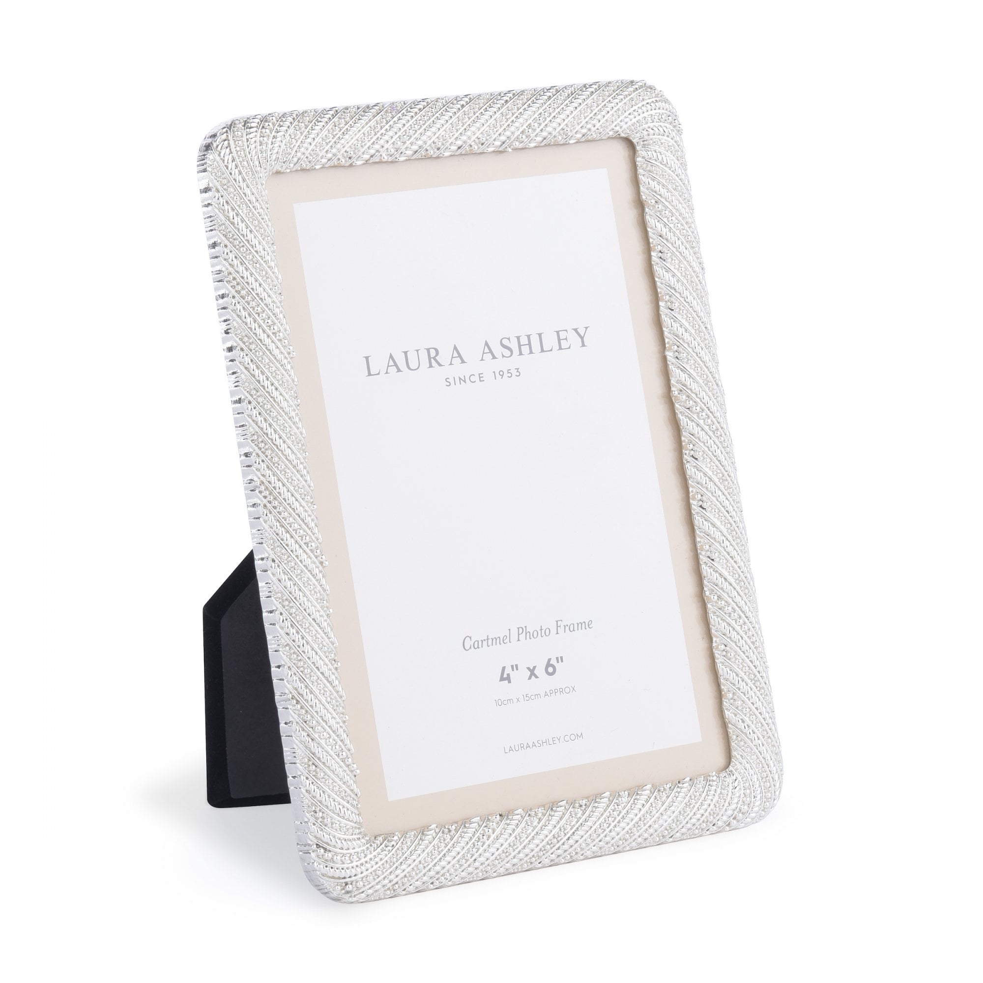 Cartmel Photo Frame In Polished Silver Finish 4 x 6 " LA3756174-Q