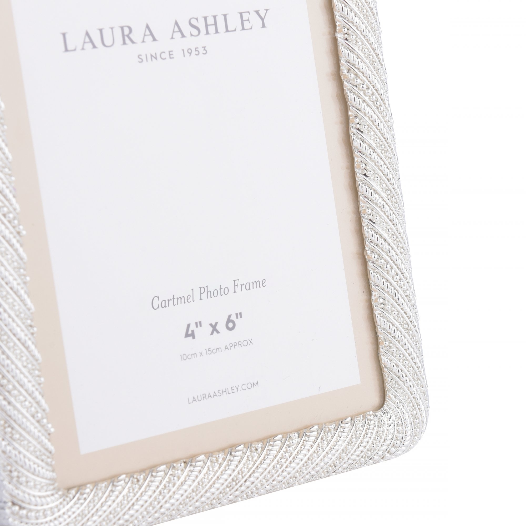 Cartmel Photo Frame In Polished Silver Finish 4 x 6 " LA3756174-Q