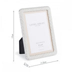 Cartmel Photo Frame In Polished Silver Finish 4 x 6 " LA3756174-Q