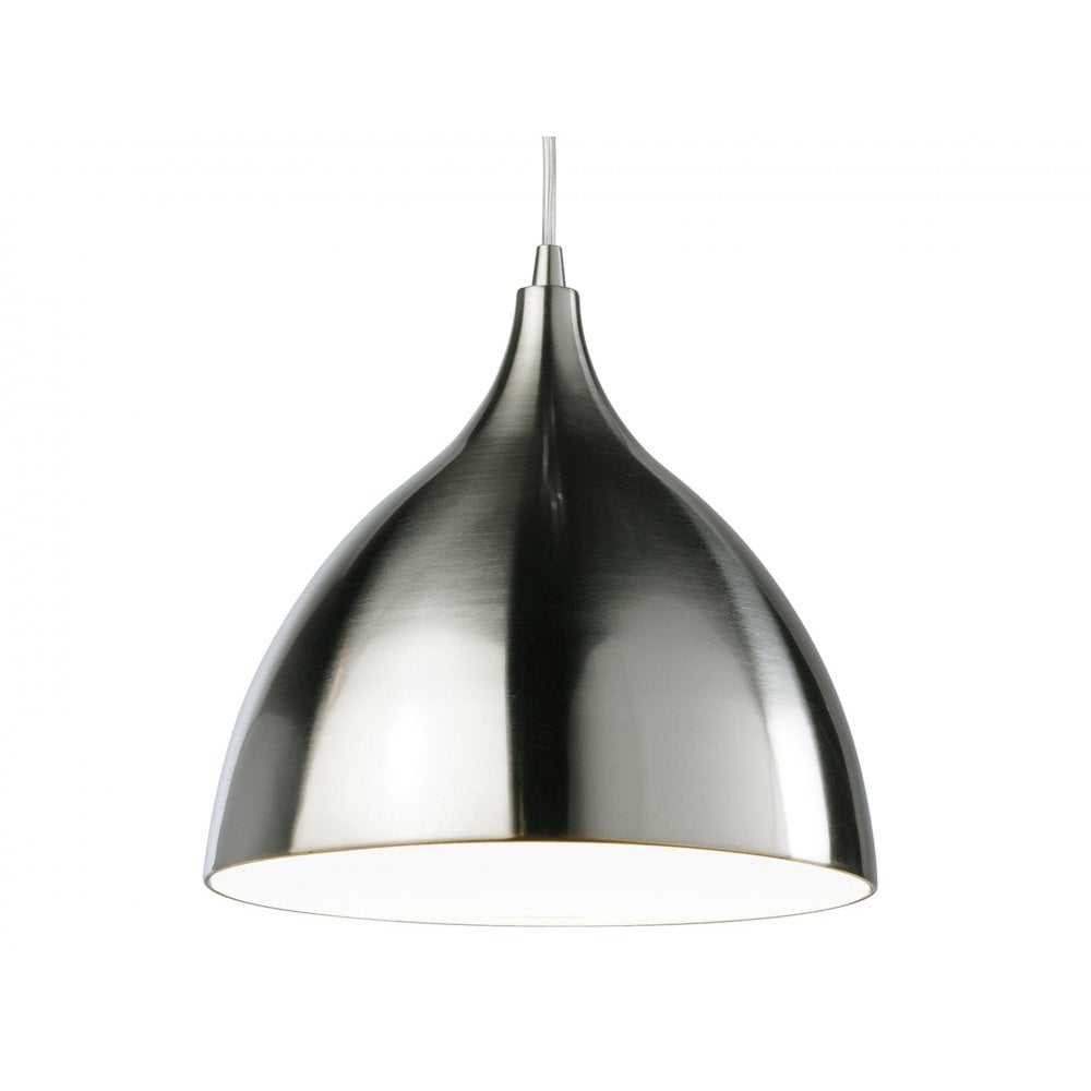 Cafe 3337 Modern Brushed Steel Ceiling Pendant