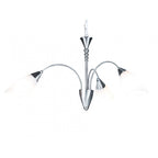 Contemporary Ceiling Pendant Light In Satin Chrome Finish THLC-1865