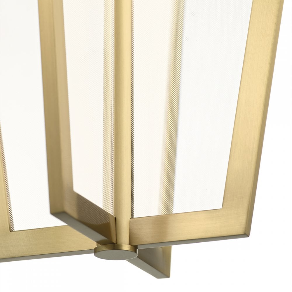 Calters Medium LED Ceiling Pendant Light In Champagne Gold Finish QN-CALTERS-P-M-CG