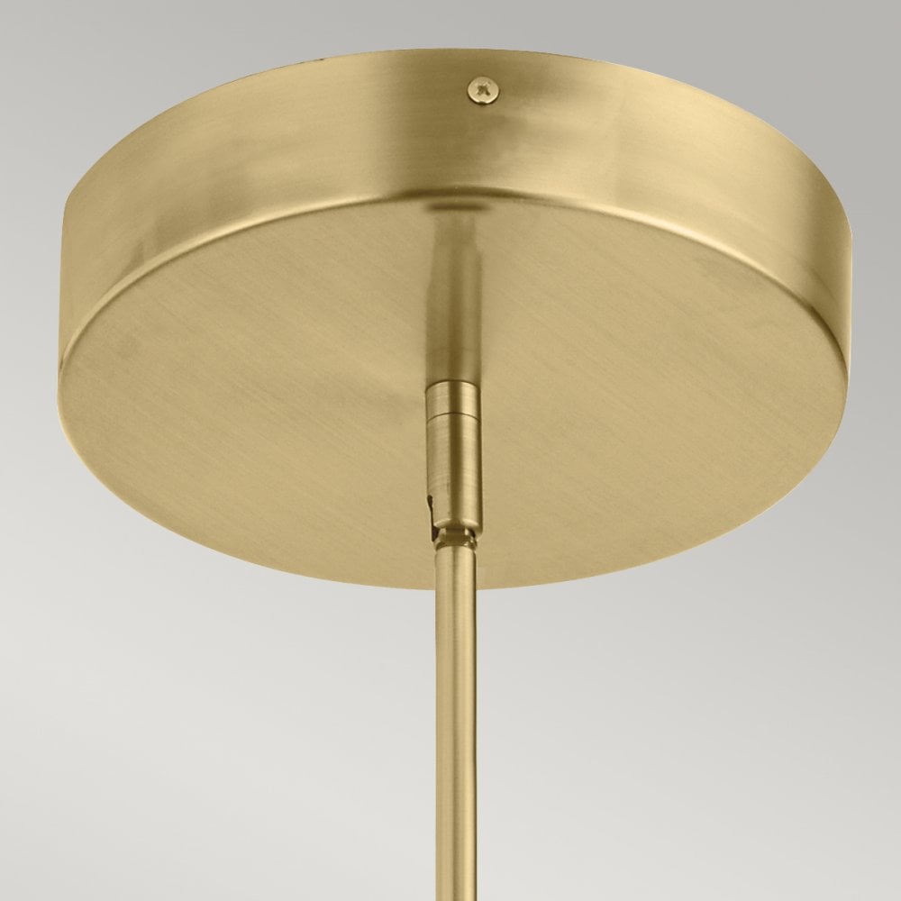 Calters Medium LED Ceiling Pendant Light In Champagne Gold Finish QN-CALTERS-P-M-CG