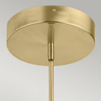 Calters Medium LED Ceiling Pendant Light In Champagne Gold Finish QN-CALTERS-P-M-CG