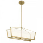 Calters Medium LED Isle Ceiling Pendant In Champagne Gold QN-CALTERS-ISLE-CG