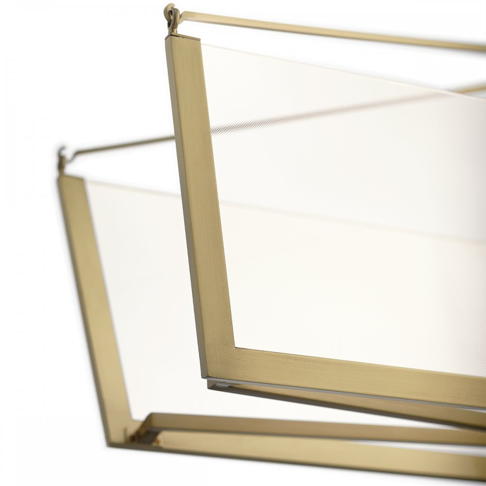Calters Medium LED Isle Ceiling Pendant In Champagne Gold QN-CALTERS-ISLE-CG
