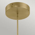 Calters Medium LED Isle Ceiling Pendant In Champagne Gold QN-CALTERS-ISLE-CG