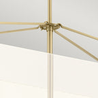 Calters Medium LED Isle Ceiling Pendant In Champagne Gold QN-CALTERS-ISLE-CG