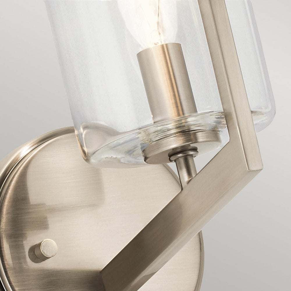 Nye Modern Single Wall Light in Classic Pewter QN-NYE1-CLP