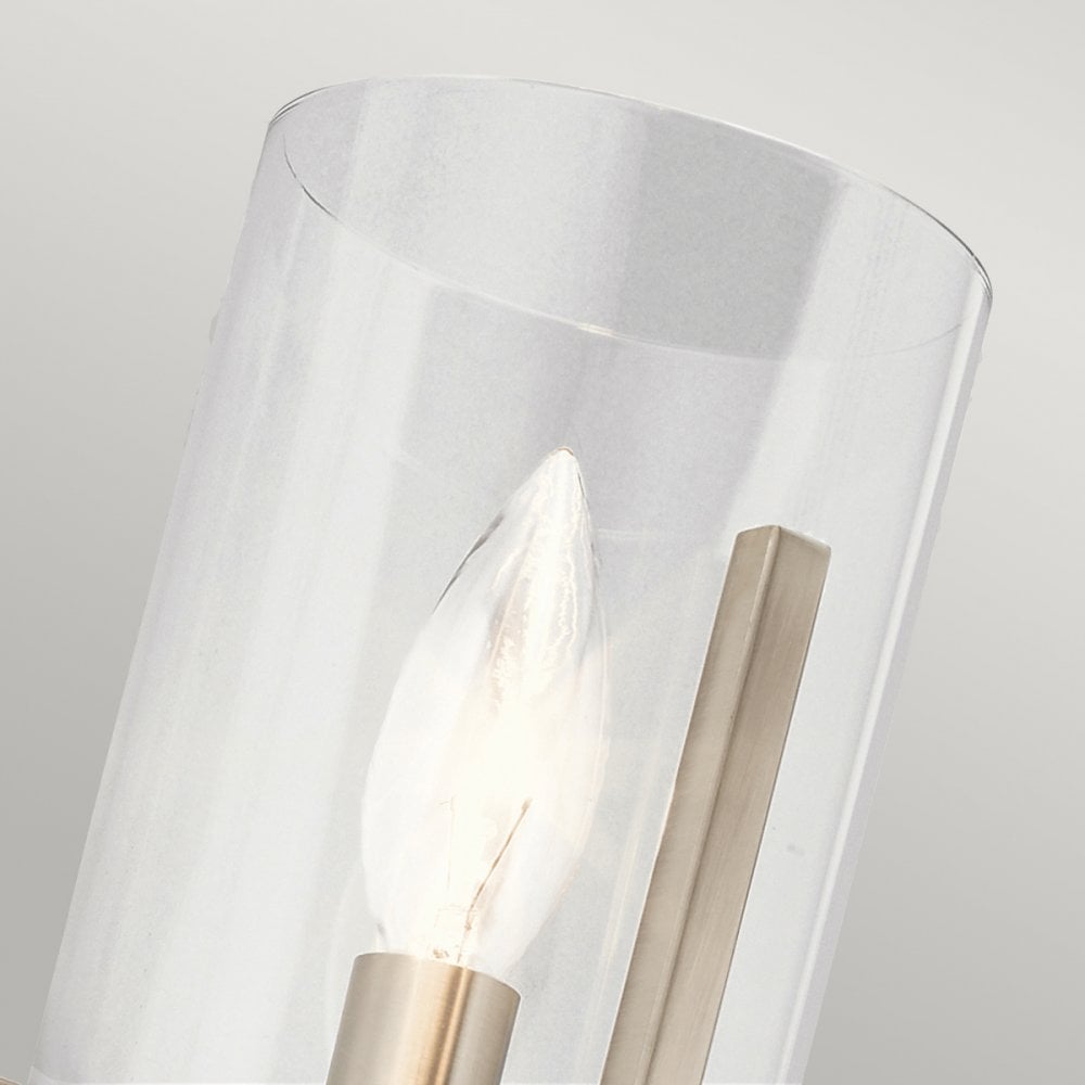 Nye Modern Single Wall Light in Classic Pewter QN-NYE1-CLP