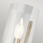 Nye Modern Single Wall Light in Classic Pewter QN-NYE1-CLP