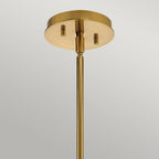 Pim Modern 5 Light Ceiling Chandelier In Fox Gold With Opal Glass IP44 QN-PIM5-FXG
