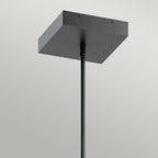 Ciri Modern LED Ceiling Pendant Light In Matte Black Finish QN-CIRI-P-MBK