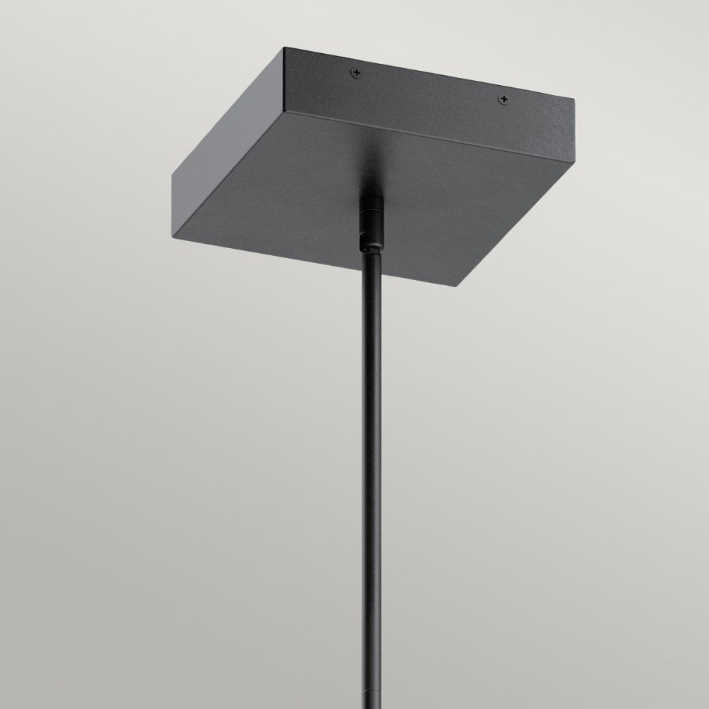 Ciri Modern LED Ceiling Pendant Light In Matte Black Finish QN-CIRI-P-MBK