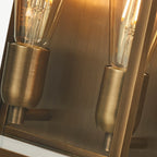Old Bailey Outdoor Wall Lantern In Aged Brass Finish OLD BAILEY/L BR