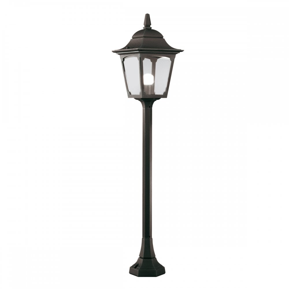 Chapel Classic Outdoor Pillar Lantern In Black Finish IP44 CP5 BLACK