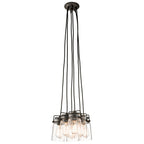 Brinley 6 Light Bronze Vintage Cluster Ceiling Pendant Light KL-BRINLEY6-OZ