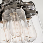 Brinley 6 Light Bronze Vintage Cluster Ceiling Pendant Light KL-BRINLEY6-OZ