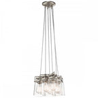 Brinley 6 Light Ceiling Pendant Fitting In Brushed Nickel Finish KL-BRINLEY6-NI
