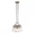 Brinley 6 Light Ceiling Pendant Fitting In Brushed Nickel Finish KL-BRINLEY6-NI