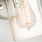 Brinley Single Wall Light In Brushed Nickel Finish KL-BRINLEY1-NI