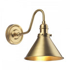 Provence French Style Wall Light in Aged Brass PV1-AB
