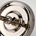 Provence 1 Light French Style Wall Light in Polished Nickel PV1-PN