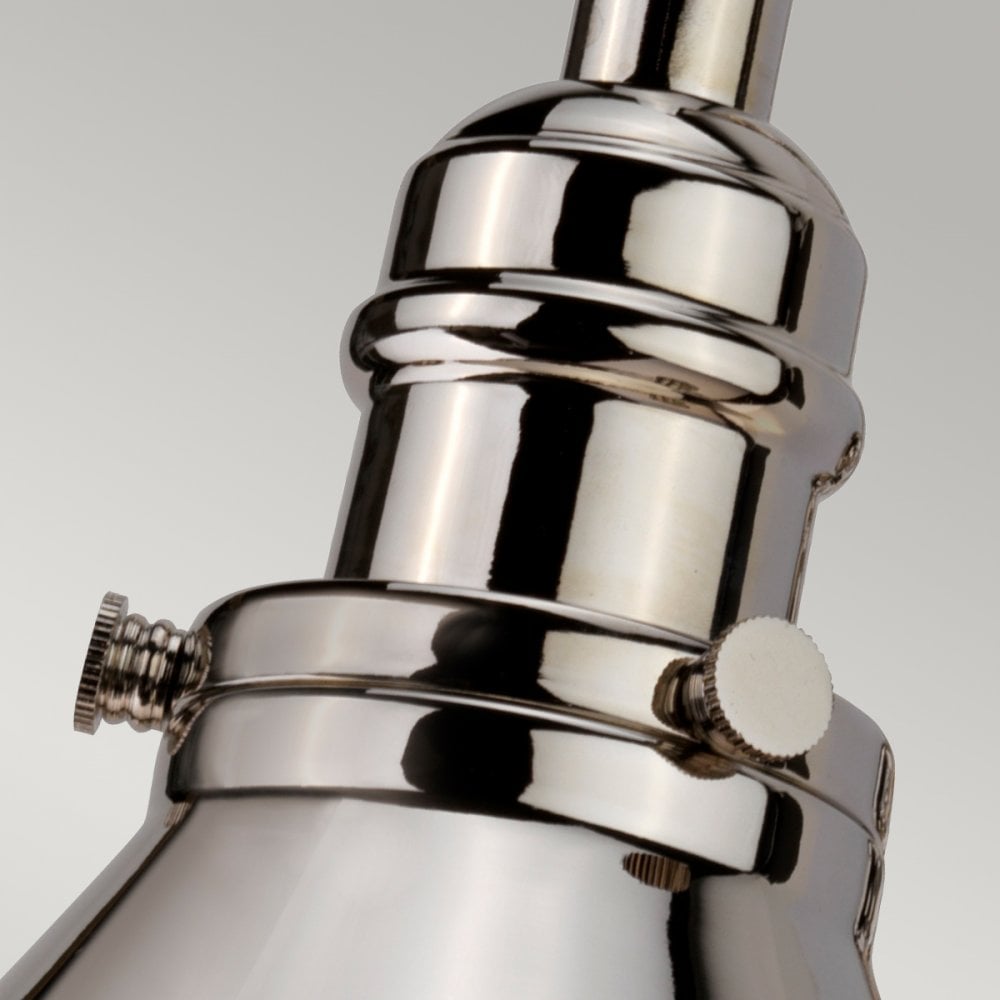 Provence 1 Light French Style Wall Light in Polished Nickel PV1-PN