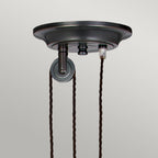 PV-P-OB French style rise and fall ceiling pendant in Bronze