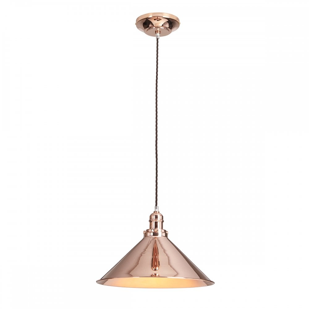 Provence Ceiling Pendant Light In Polished Copper Finish PV-SP-CPR