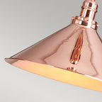 Provence Ceiling Pendant Light In Polished Copper Finish PV-SP-CPR
