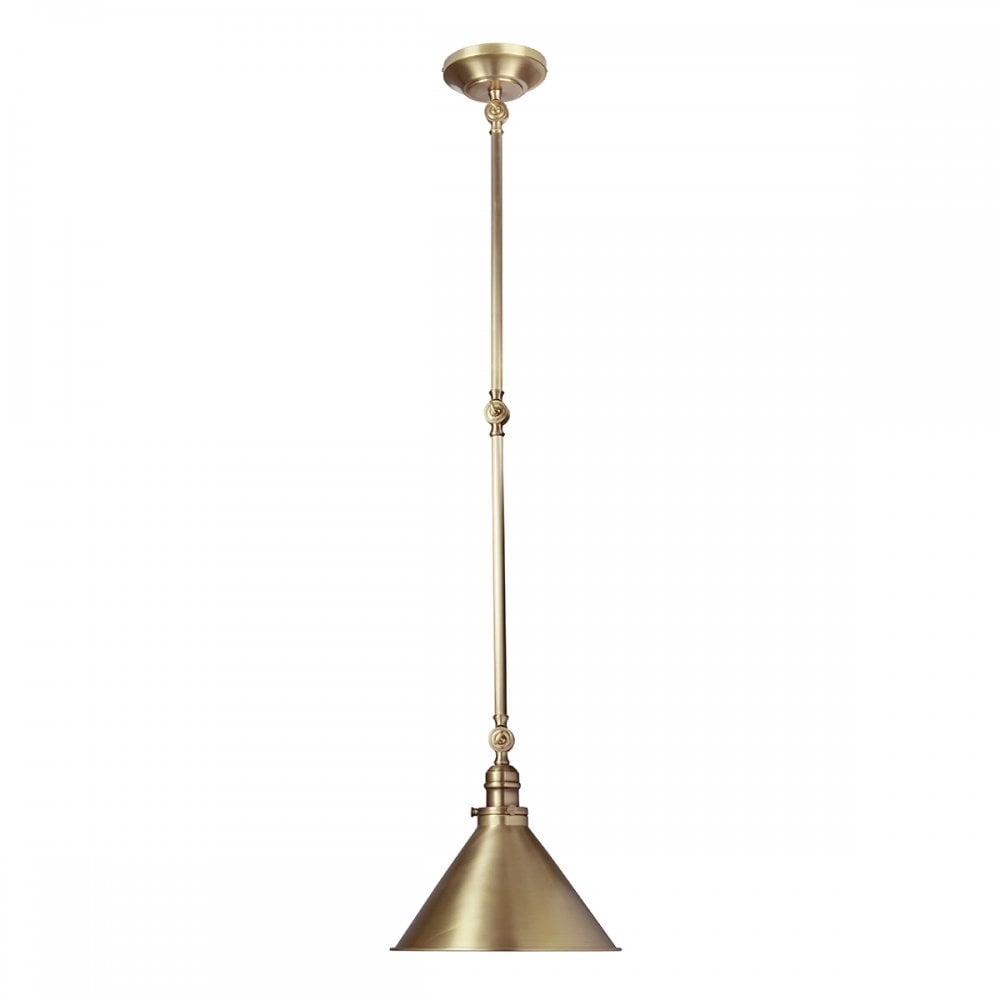 Provence Wall Light / Pendant In Aged Brass Finish PV-GWP-AB