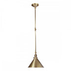 Provence Wall Light / Pendant In Aged Brass Finish PV-GWP-AB