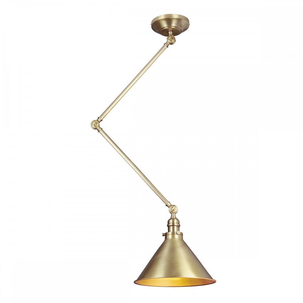 Provence Wall Light / Pendant In Aged Brass Finish PV-GWP-AB