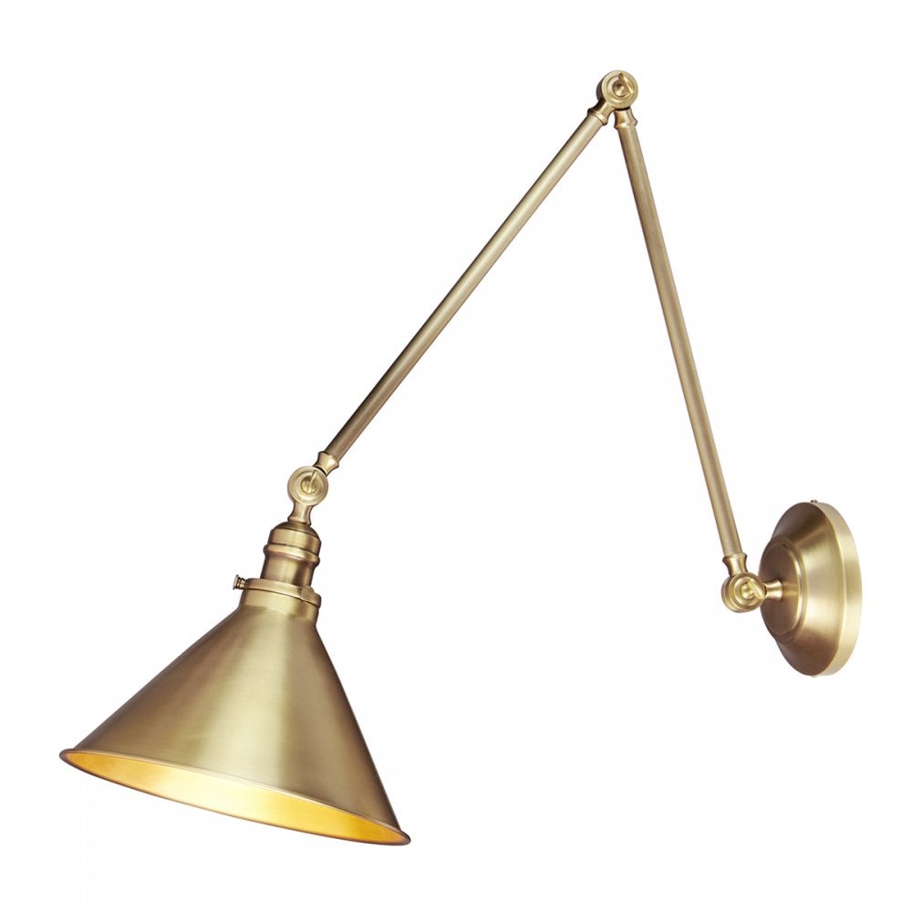 Provence Wall Light / Pendant In Aged Brass Finish PV-GWP-AB