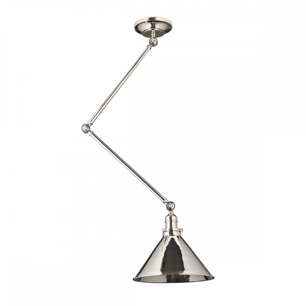 Provence Wall Pendant Light In Polished Nickel Finish PV-GWP-PN