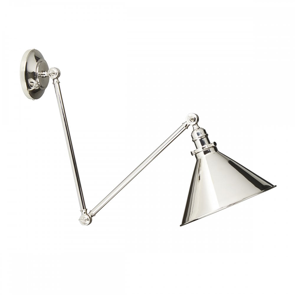 Provence Wall Pendant Light In Polished Nickel Finish PV-GWP-PN