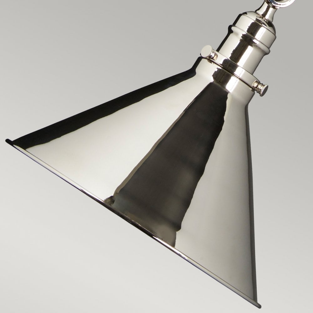 Provence Wall Pendant Light In Polished Nickel Finish PV-GWP-PN