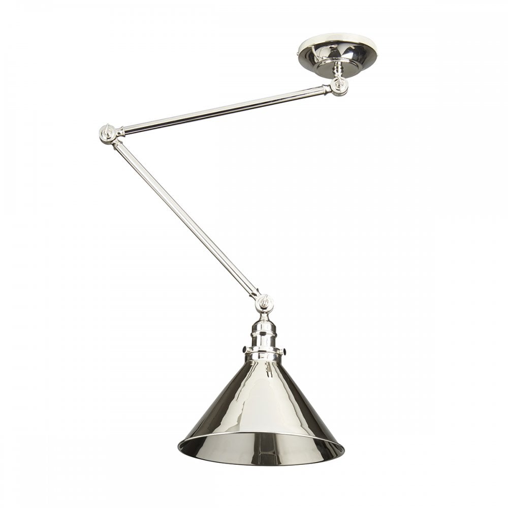 Provence Wall Pendant Light In Polished Nickel Finish PV-GWP-PN