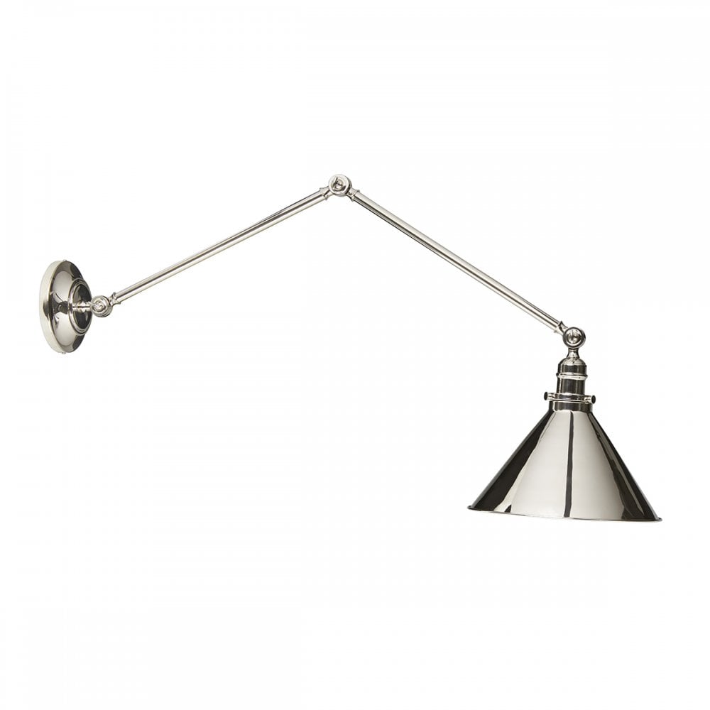 Provence Wall Pendant Light In Polished Nickel Finish PV-GWP-PN