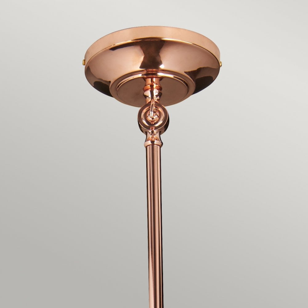 Provence Wall Pendant Light In Polished Copper Finish PV-GWP-CPR
