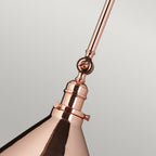 Provence Wall Pendant Light In Polished Copper Finish PV-GWP-CPR