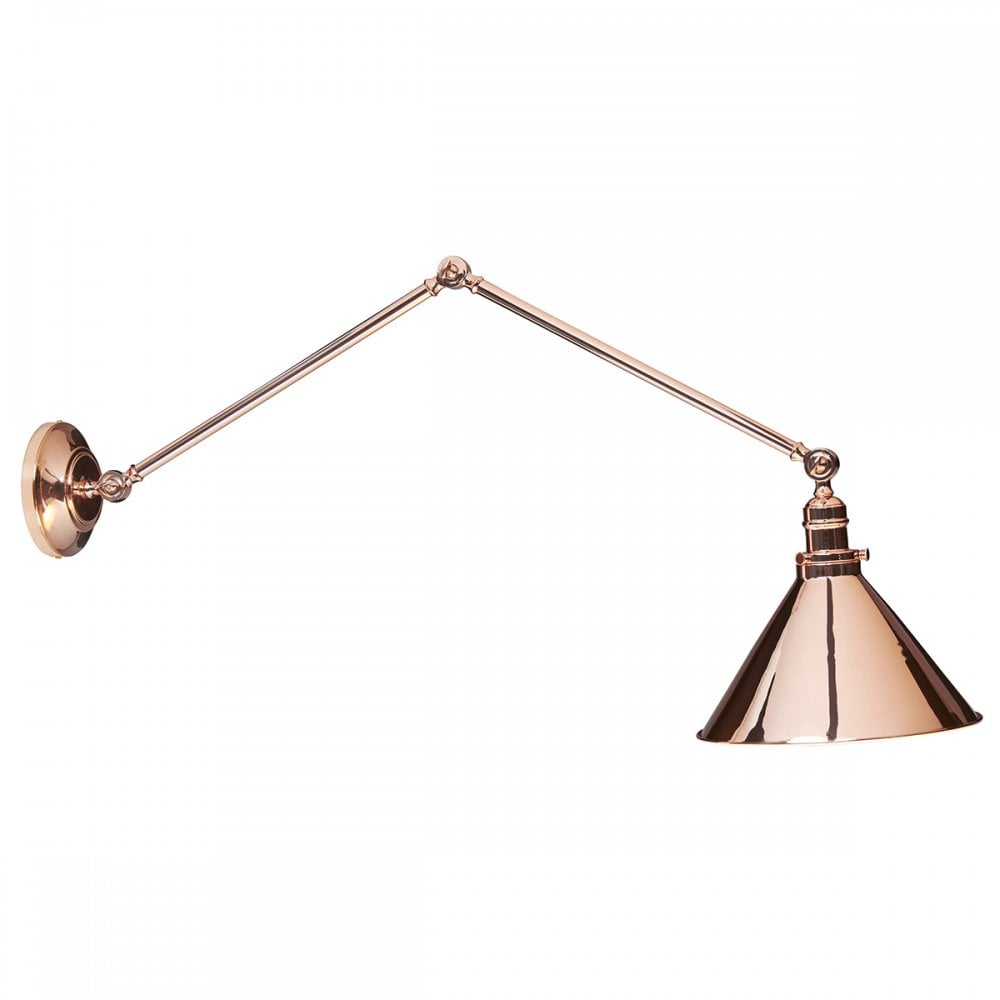 Provence Wall Pendant Light In Polished Copper Finish PV-GWP-CPR