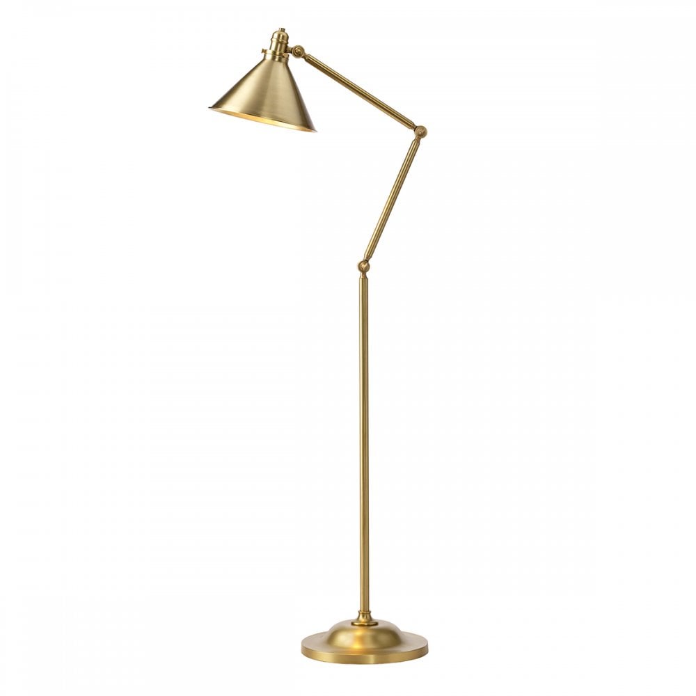 Provence French Style Floor Lamp in Aged Brass PV-FL-AB
