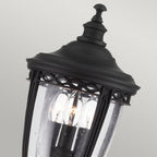 English Bridle Outdoor Medium Bollard Lantern In Black Finish FE-EB4-M-BLK