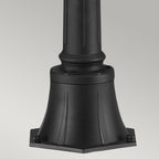 English Bridle Outdoor Medium Bollard Lantern In Black Finish FE-EB4-M-BLK
