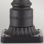 English Bridle Outdoor Large Pedestal Lantern In Black Finish FE-EB3-L-BLK